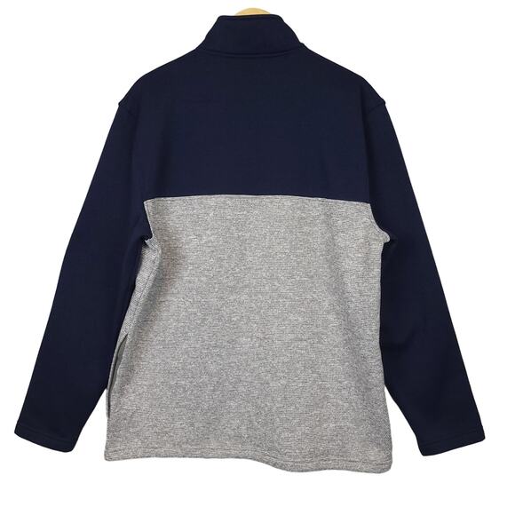 IZOD Men's Polyester Fleece Quarter Snap Lightweight Sweatshirt Large w/ Pockets - Picture 5 of 9